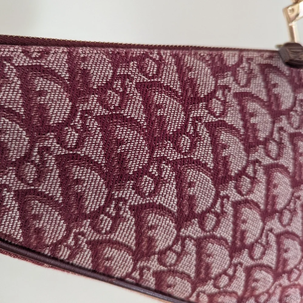 Dior trotter saddle bag - Merlot color - Picture 14 of 16